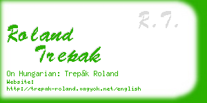 roland trepak business card